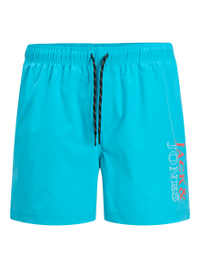 Jack & Jones Klasikinis kirpimas Maudymosi šortai -Scuba Blue - 12272799