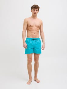 Jack & Jones Klasikinis kirpimas Maudymosi šortai -Scuba Blue - 12272799