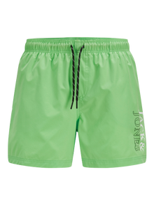 Jack & Jones Klasikinis kirpimas Maudymosi šortai -Summer Green - 12272799