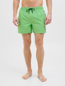 Jack & Jones Klasikinis kirpimas Maudymosi šortai -Summer Green - 12272799