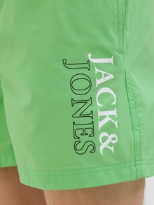 Jack & Jones Klasikinis kirpimas Maudymosi šortai -Summer Green - 12272799