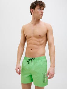Jack & Jones Klasikinis kirpimas Maudymosi šortai -Summer Green - 12272799