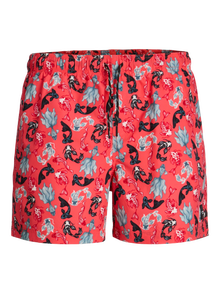 Jack & Jones Regular Fit Badeshorts -Hot Coral - 12272809