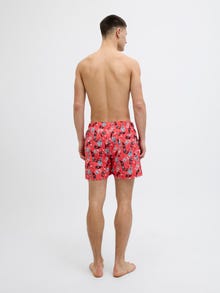 Jack & Jones Klasikinis kirpimas Maudymosi šortai -Hot Coral - 12272809