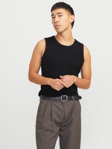 Jack & Jones Ensfarvet Tanktop -Black - 12272814