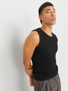 Jack & Jones Ensfarvet Tanktop -Black - 12272814