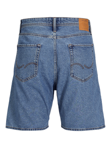 Jack & Jones Laisvas kirpimas Džinsiniai šortai Jaunimui -Blue Denim - 12272820