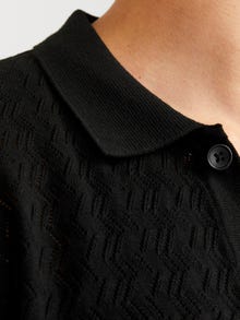 Jack & Jones Struktureret Polo -Black - 12272863