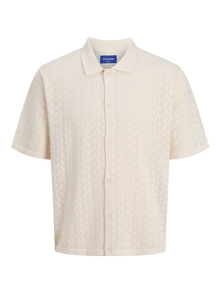 Jack & Jones Struktureret Polo -Sea Salt - 12272863