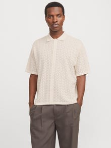 Jack & Jones Struktureret Polo -Sea Salt - 12272863