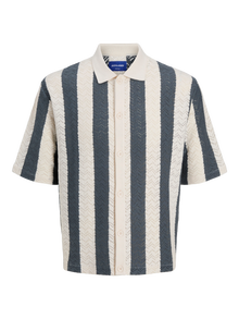 Jack & Jones Strukturert Poloskjorte -Sea Salt - 12272863