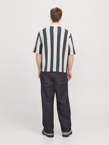 Jack & Jones Struktūrinis raštas Polo -Sea Salt - 12272863