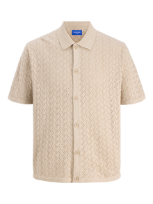 Jack & Jones Struktūrinis raštas Polo -Safari - 12272863