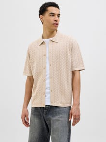 Jack & Jones Struktūrinis raštas Polo -Safari - 12272863