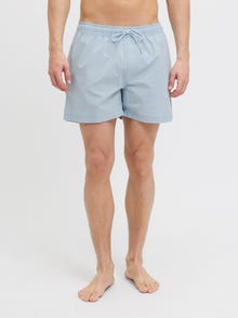 Jack & Jones Klasikinis kirpimas Maudymosi šortai -Cashmere Blue - 12272879