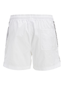 Jack & Jones Klasikinis kirpimas Maudymosi šortai -White - 12272879