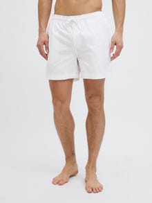 Jack & Jones Klasikinis kirpimas Maudymosi šortai -White - 12272879