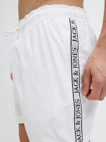 Jack & Jones Klasikinis kirpimas Maudymosi šortai -White - 12272879
