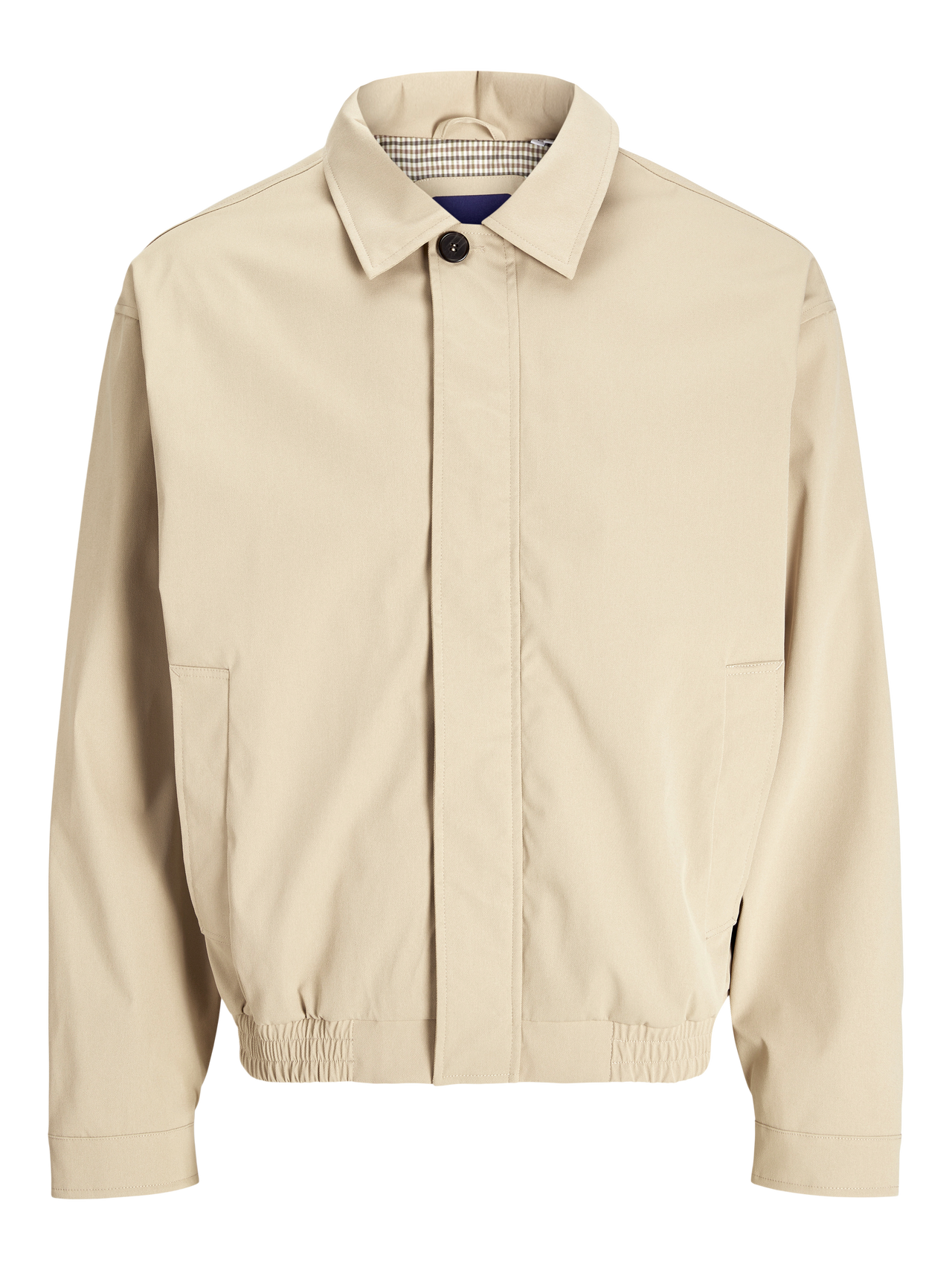 ジャケット・アウター louren twill no collar jacket beige Jacket | Beige | Jack & Jones®