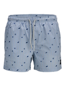Jack & Jones Klasikinis kirpimas Maudymosi šortai -Cashmere Blue - 12272933