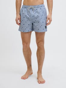 Jack & Jones Klasikinis kirpimas Maudymosi šortai -Cashmere Blue - 12272933