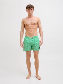 Jack & Jones Klasikinis kirpimas Maudymosi šortai -Summer Green - 12272933