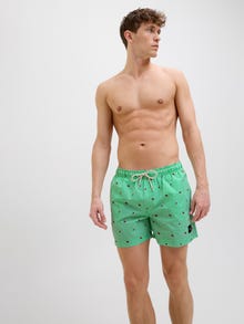 Jack & Jones Klasikinis kirpimas Maudymosi šortai -Summer Green - 12272933