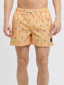 Jack & Jones Klasikinis kirpimas Maudymosi šortai -Iceland Poppy - 12272933