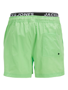 Jack & Jones Klasikinis kirpimas Maudymosi šortai -Summer Green - 12272949