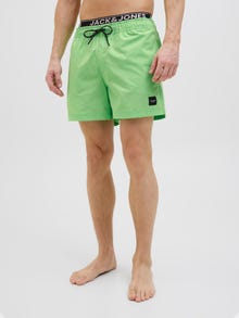 Jack & Jones Klasikinis kirpimas Maudymosi šortai -Summer Green - 12272949