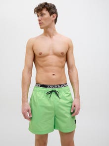 Jack & Jones Klasikinis kirpimas Maudymosi šortai -Summer Green - 12272949