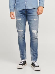 Jack & Jones JJIERIK JJCOLE CB 625 Siaurėjantys džinsai -Blue Denim - 12273011