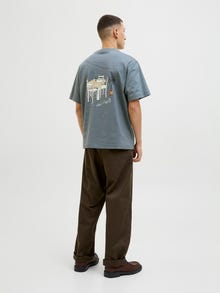 Jack & Jones Takapainatus T-paita -Stormy Weather - 12273015