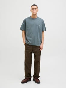 Jack & Jones Takapainatus T-paita -Stormy Weather - 12273015