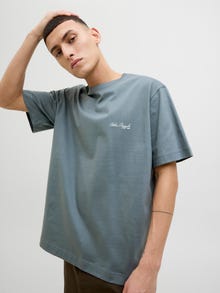 Jack & Jones Takapainatus T-paita -Stormy Weather - 12273015