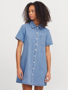 JJXX JXAMARA Džinsinė suknelė -Light Blue Denim - 12273029