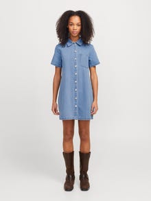 JJXX JXAMARA Džinsinė suknelė -Light Blue Denim - 12273029