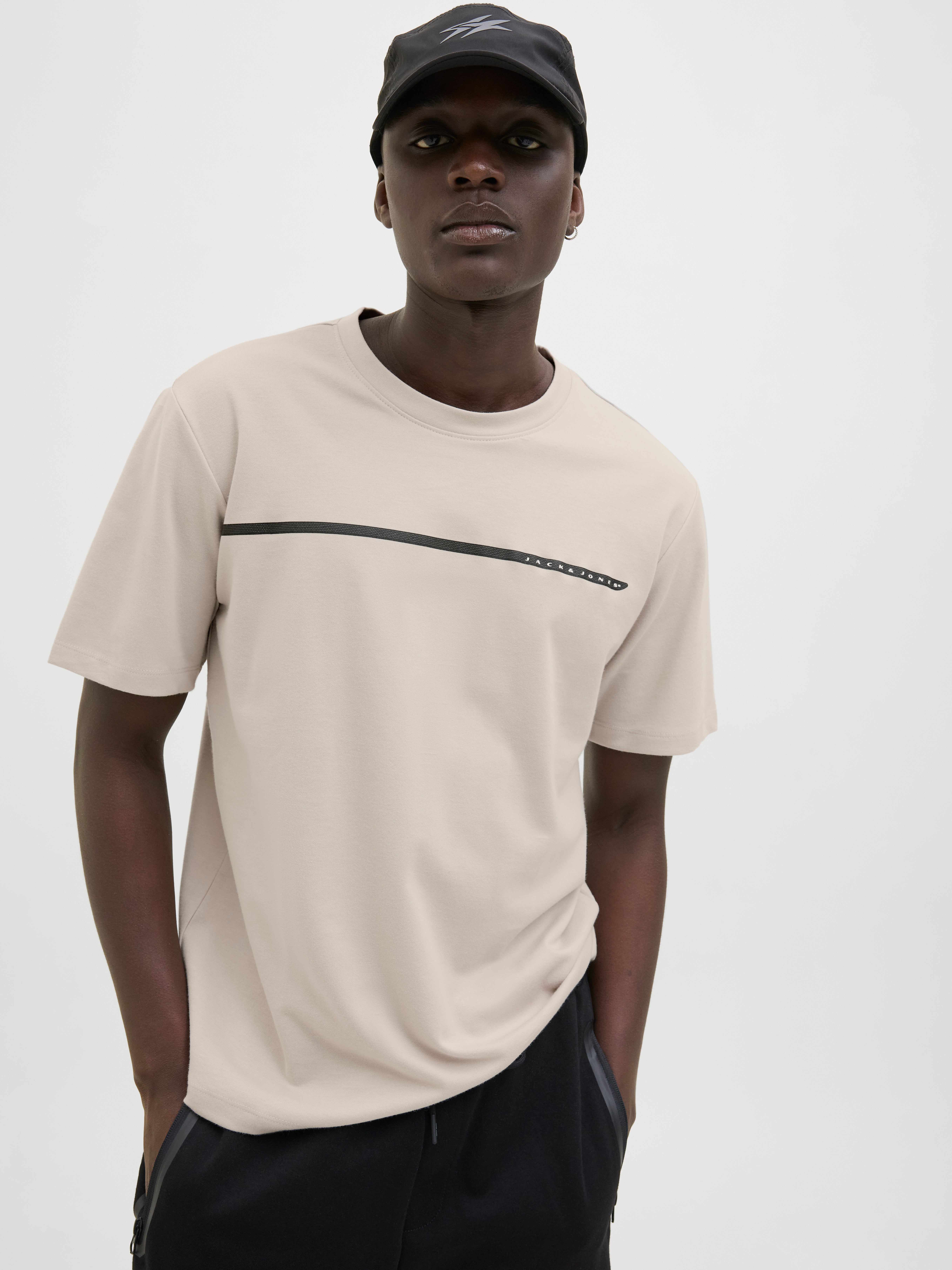 Printed T-shirt | Light Grey | Jack & Jones®