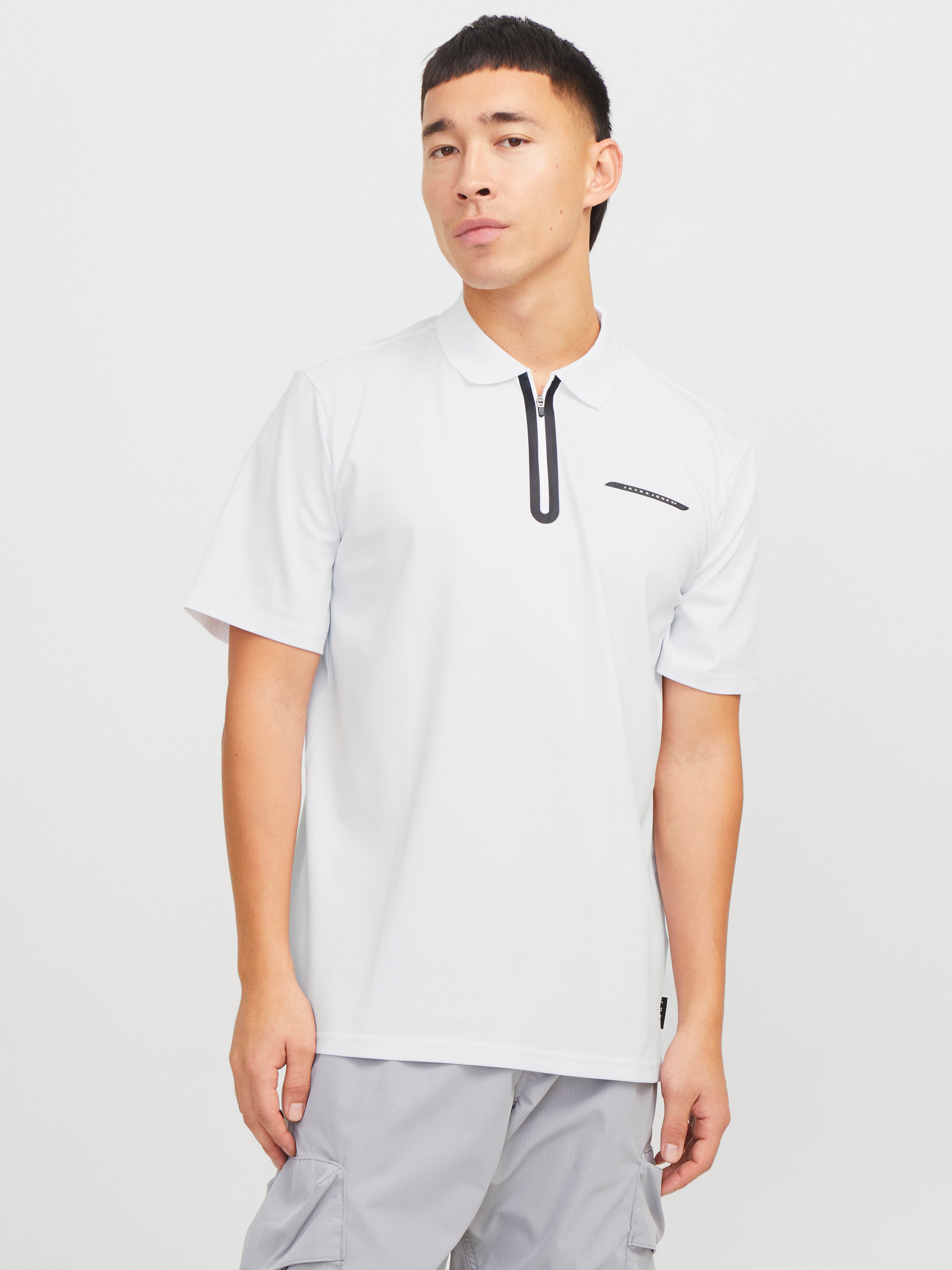 Gedruckt Poloshirt