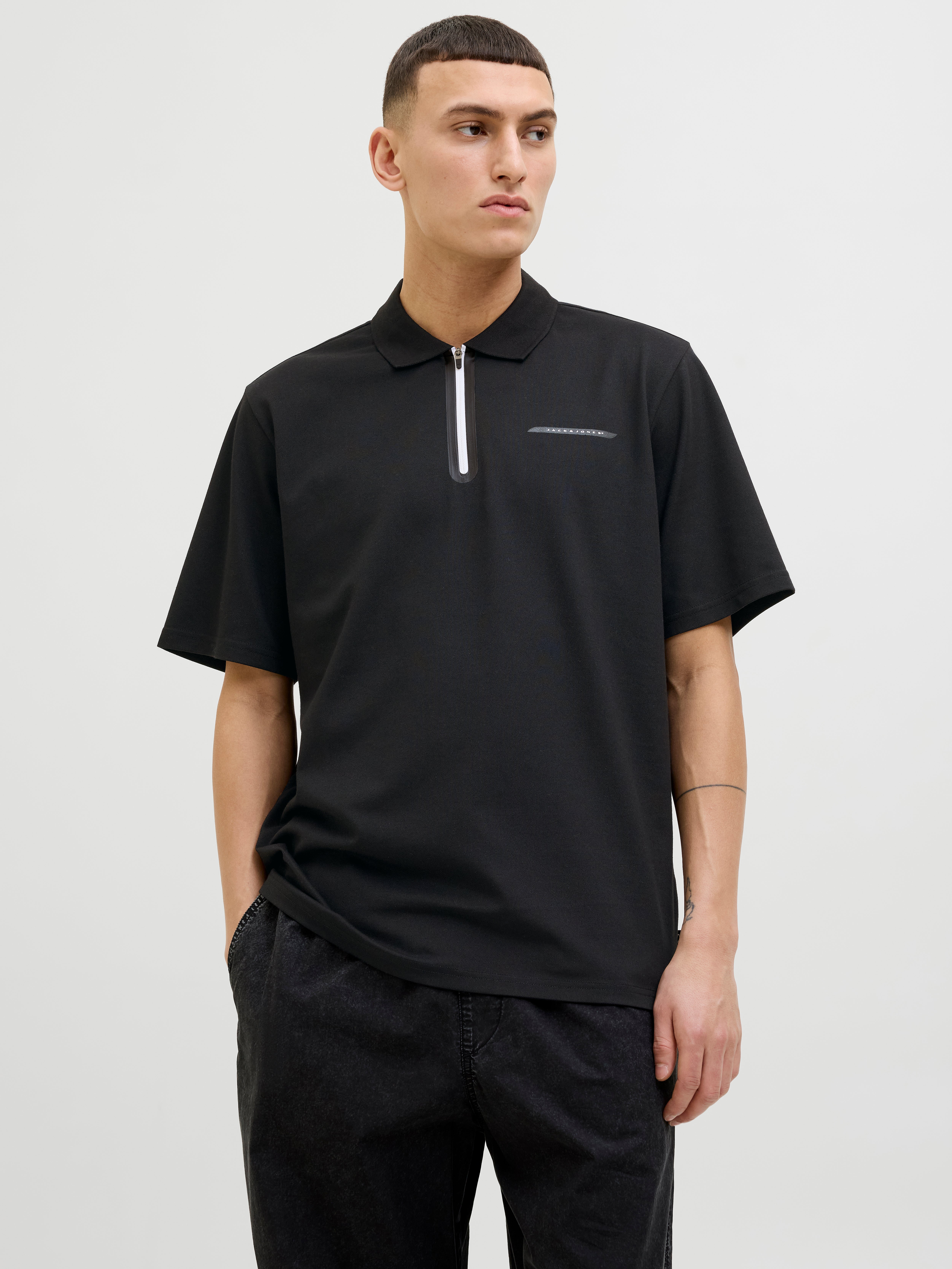 Gedruckt Poloshirt