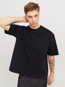 Jack & Jones Einfarbig T-shirt -Black - 12273145