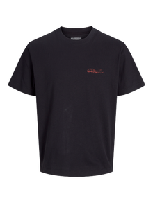 Jack & Jones Baktryck T-shirt -Black - 12273160
