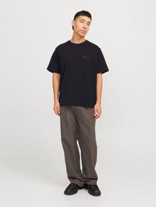 Jack & Jones Baktryck T-shirt -Black - 12273160