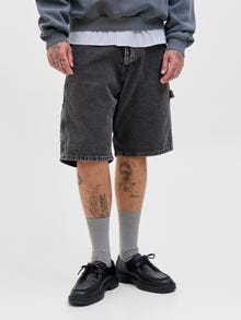 Jack & Jones Baggy fit Denim shorts -Grey Denim - 12273238