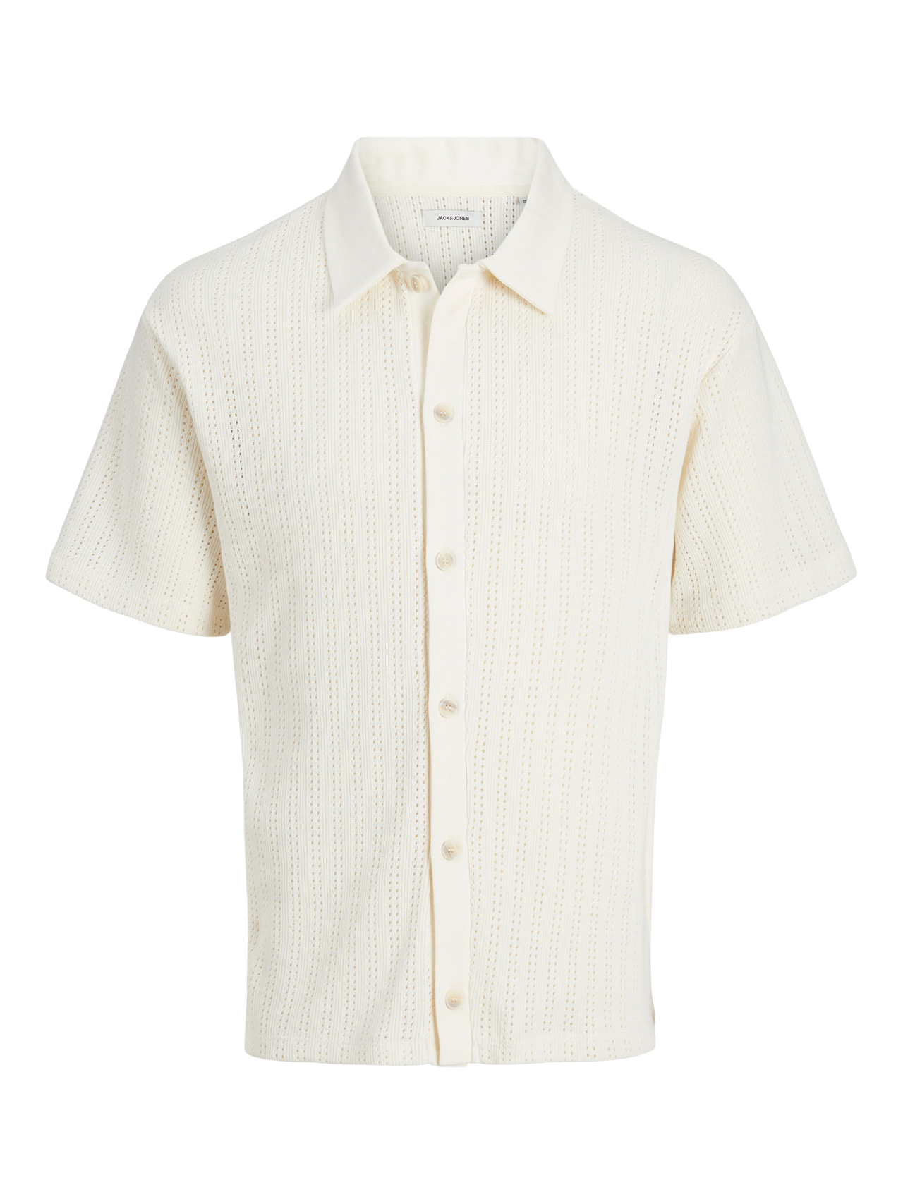 Jack & Jones T-shirt Liso Polo -Egret - 12273265