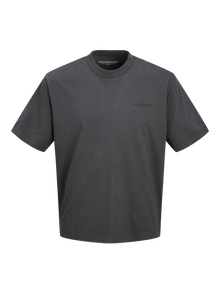 Jack & Jones Rückenprint T-shirt -Asphalt - 12273384