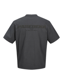 Jack & Jones Rückenprint T-shirt -Asphalt - 12273384