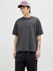 Jack & Jones Rückenprint T-shirt -Asphalt - 12273384