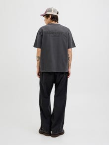 Jack & Jones Rückenprint T-shirt -Asphalt - 12273384