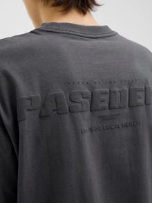 Jack & Jones Rückenprint T-shirt -Asphalt - 12273384